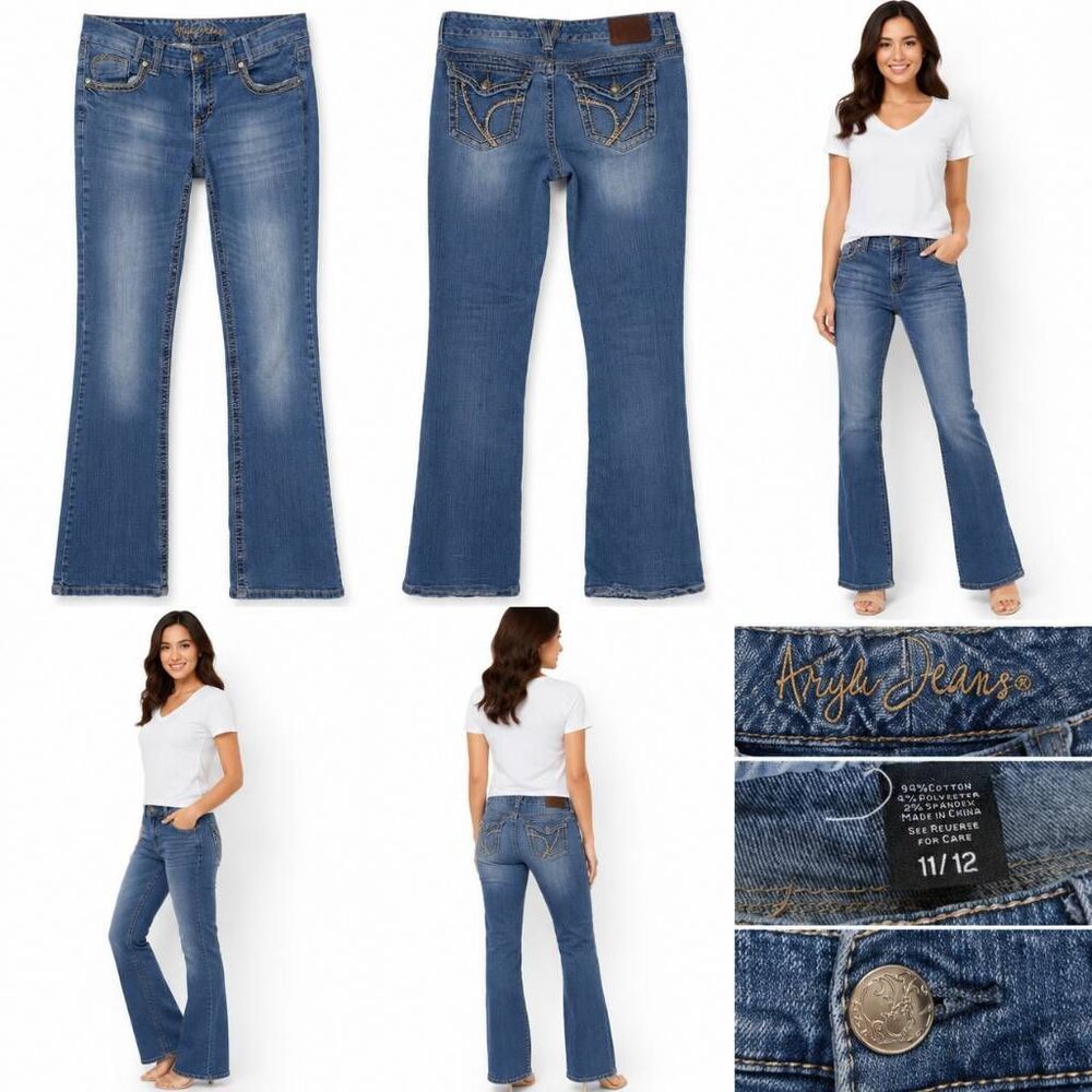 Ariya Denim Bootcut Stretch Jeans Women's Blue Size 11/12